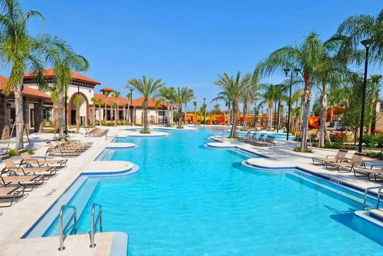 4336 Six Bed House Water Park Solterra Resort 15 Min From Disney 대번포트 미국